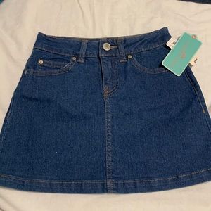 Girls denim mini skirt - NWT